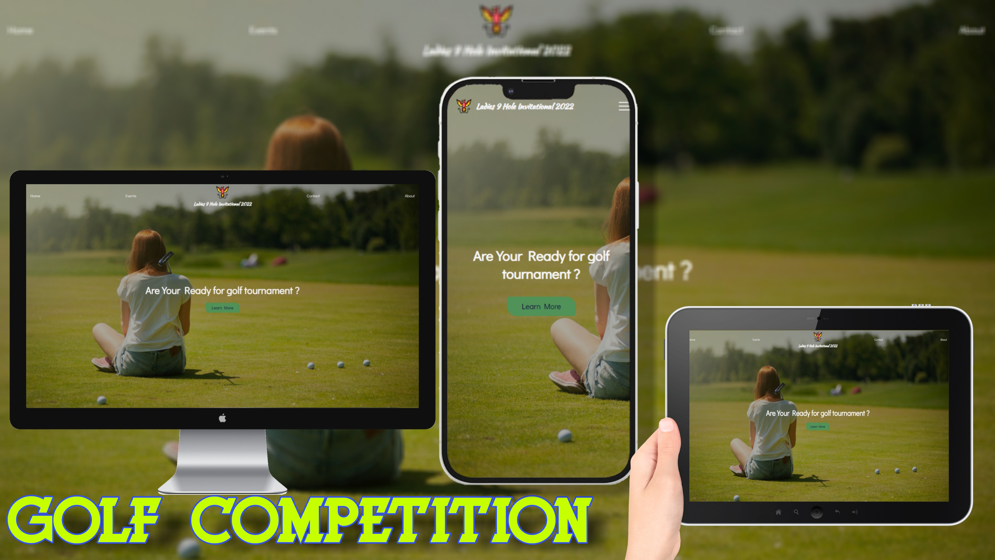 Golf competition Website